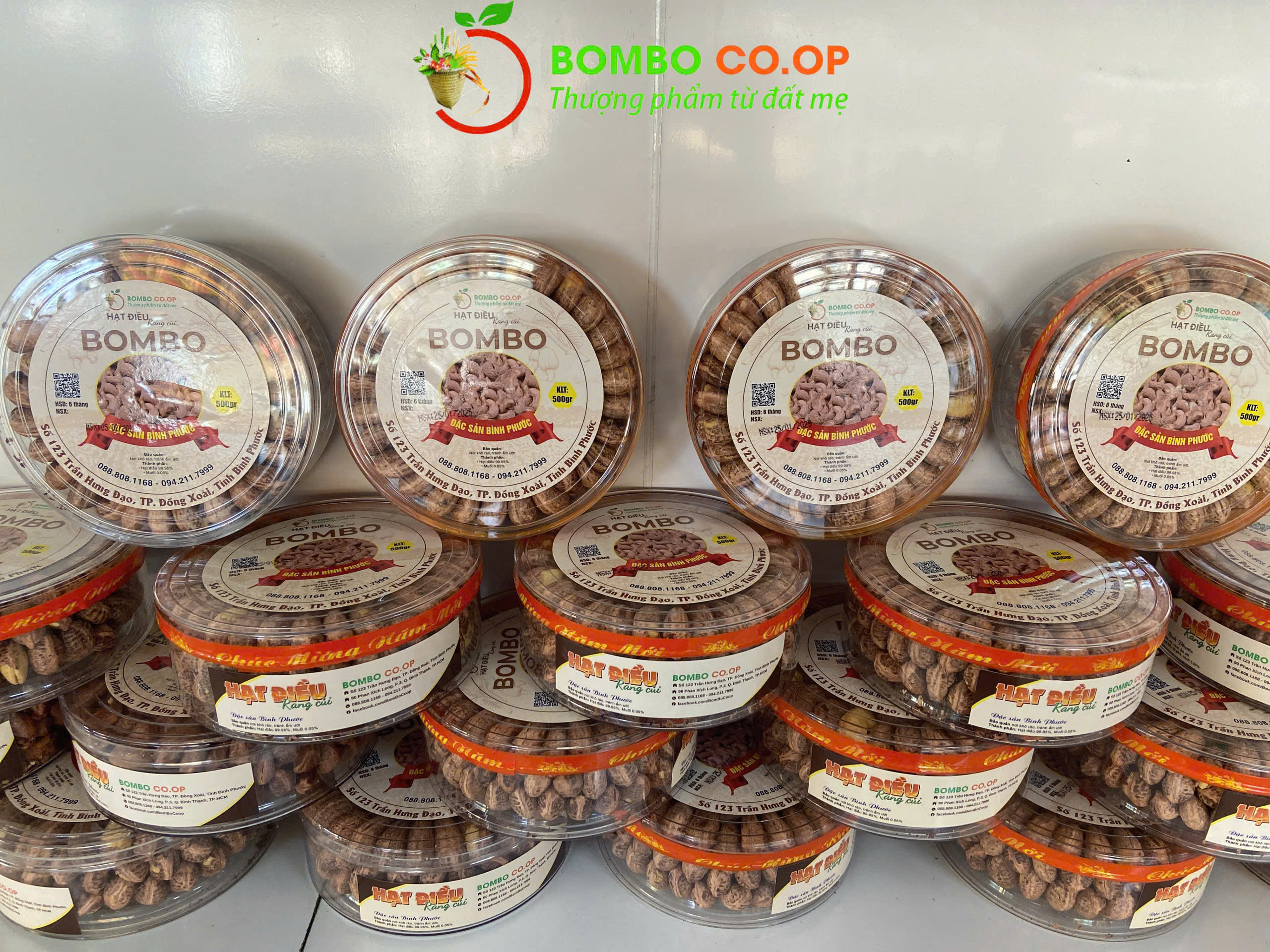 hạt điều rang muối Bình Phước BomBo